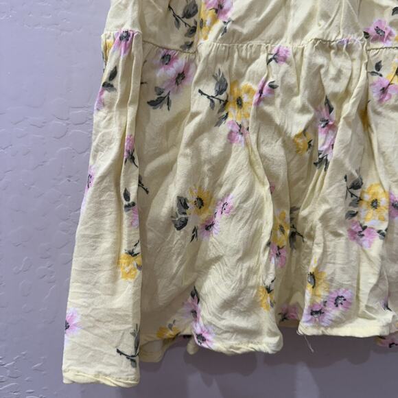 Abercrombie Kids Yellow Floral Skort - Picture 4 of 6